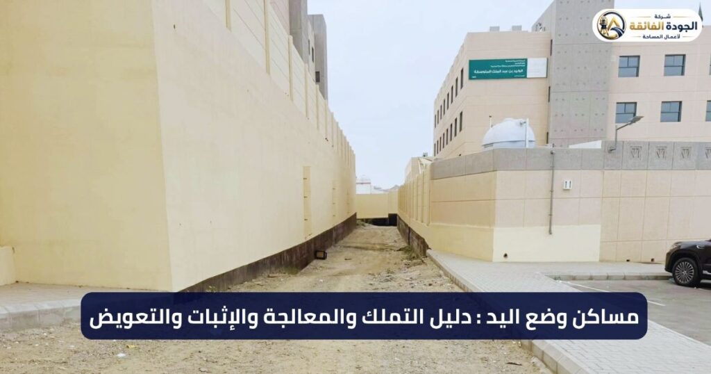 مساكن وضع اليد في السعودية: دليل التملك والمعالجة والإثبات والتعويض